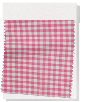 Cotton Gingham Print $14.00p/m - Pink & White (Small)