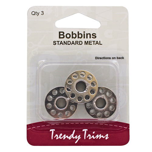 Standard Metal Bobbins - Qty 3