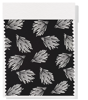 Printed Polyester $10.00p/m - Lara (Black)