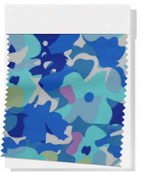 Printed Rayon $9.00p/m - Lennox (Blue)