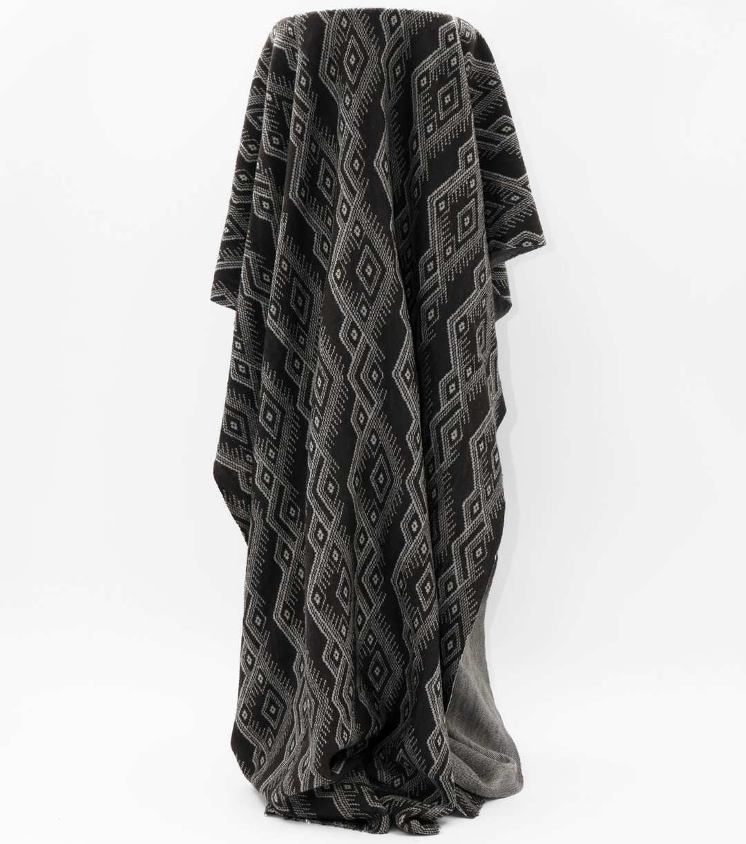 100% Merino $24.00 p/m  Diamond Print - Brown