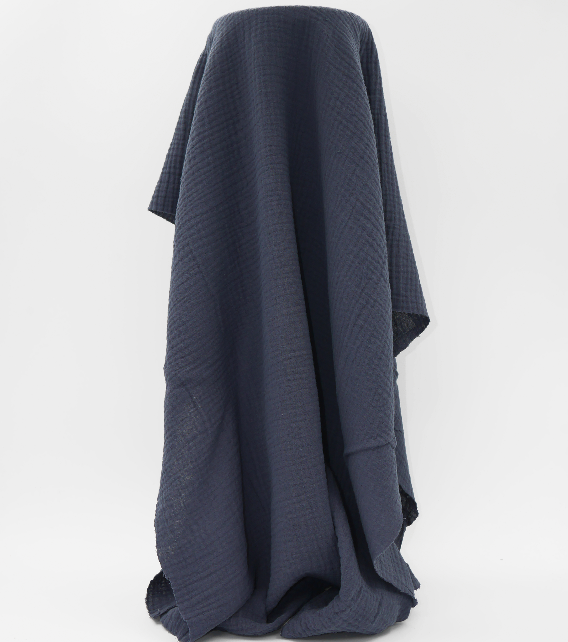 Double Muslin $14.00p/m - Washed Navy