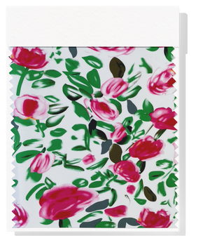 Printed Cotton Sateen $19.00p/m - Mary White  Design #9