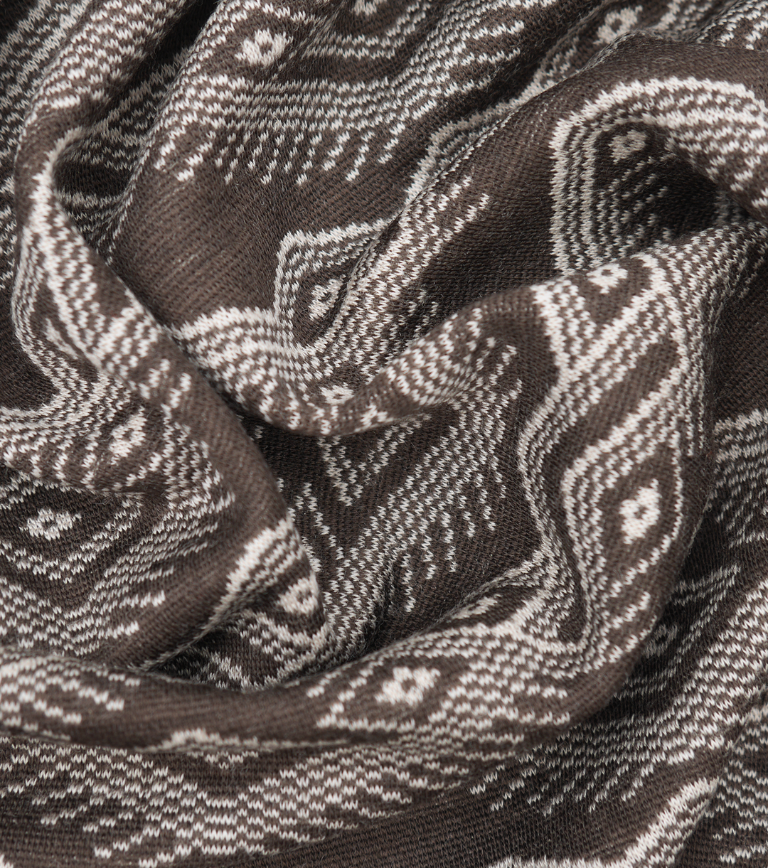 100% Merino $24.00 p/m  Diamond Print - Brown