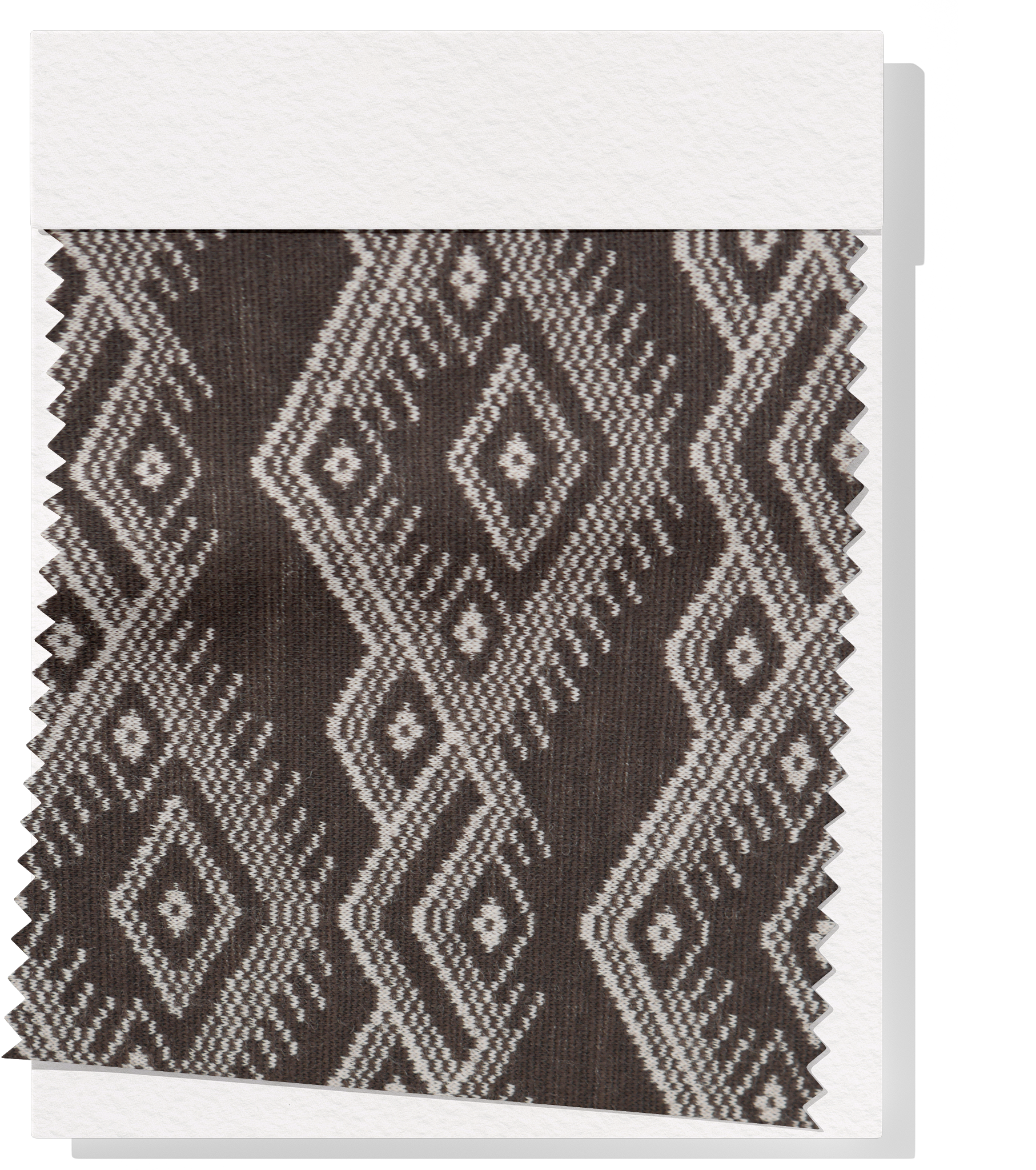 100% Merino $24.00 p/m  Diamond Print - Brown