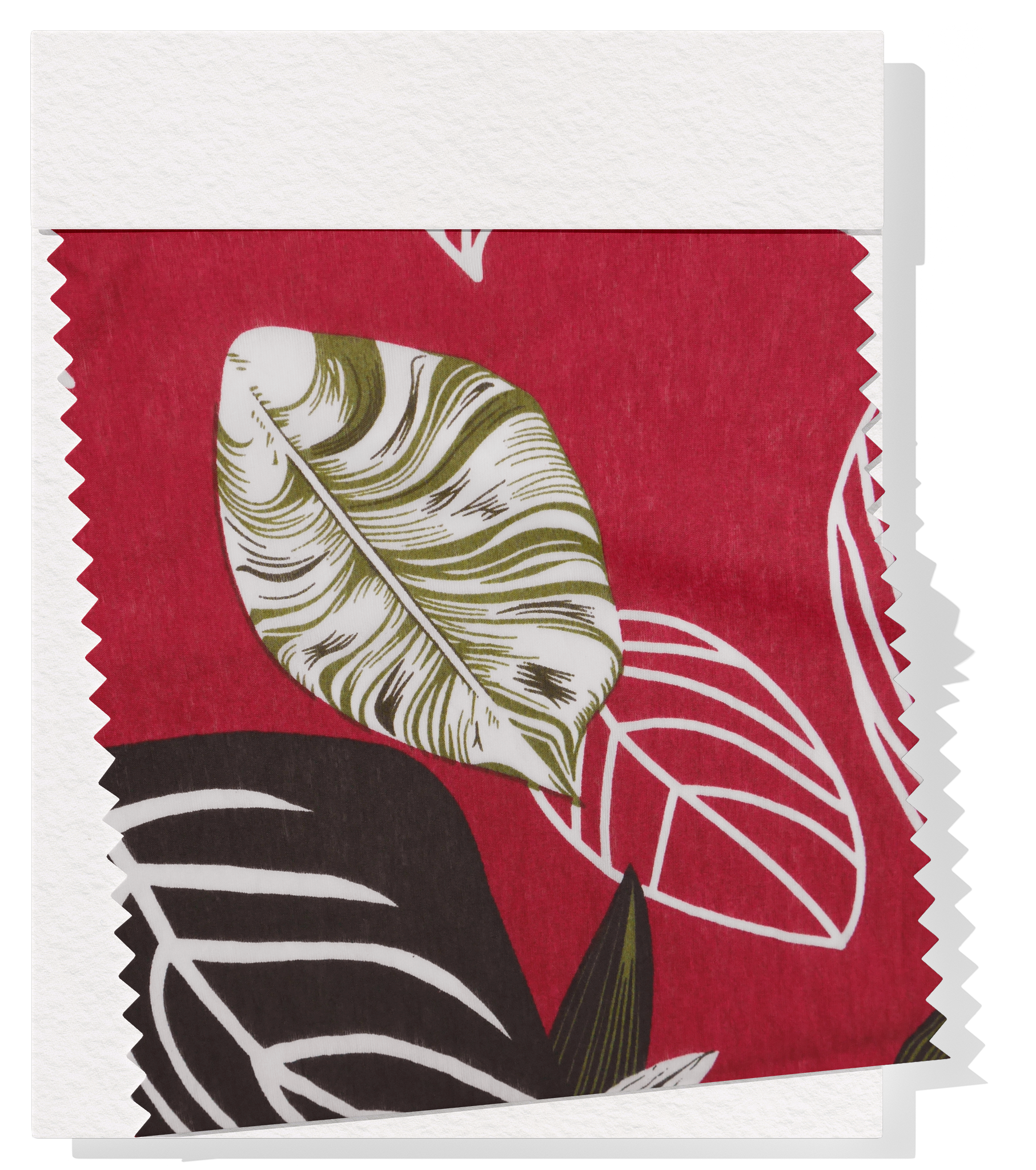 Printed Nylon/Rayon $10.00p/m - Coraline Red