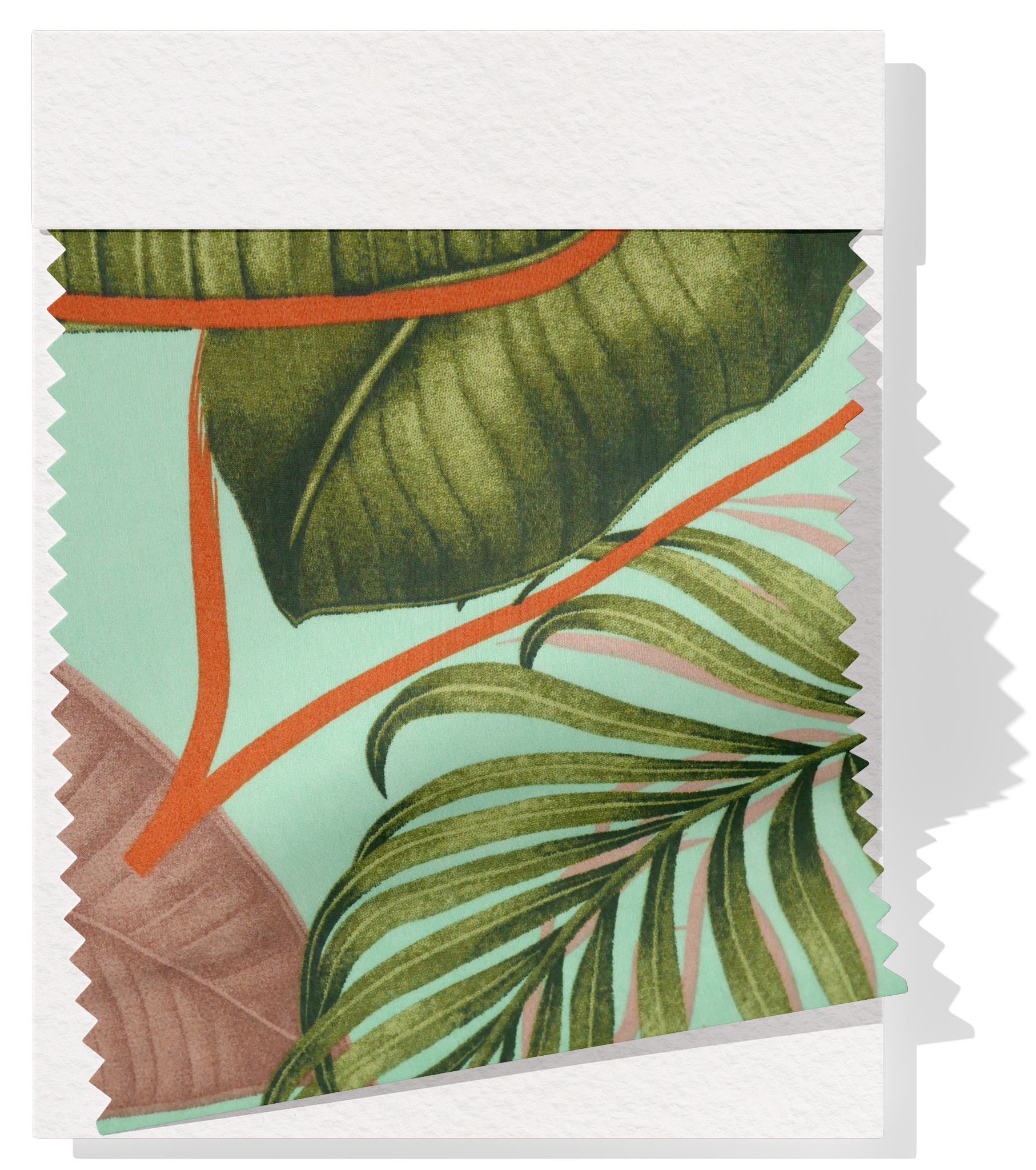 Printed Nylon/Rayon $10.00p/m - Alaina Green