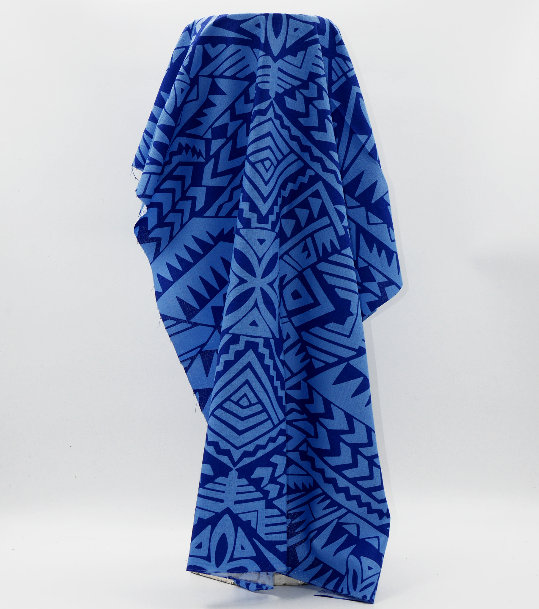 Cotton Dobby Pacific Print $9.00p/m - Blue