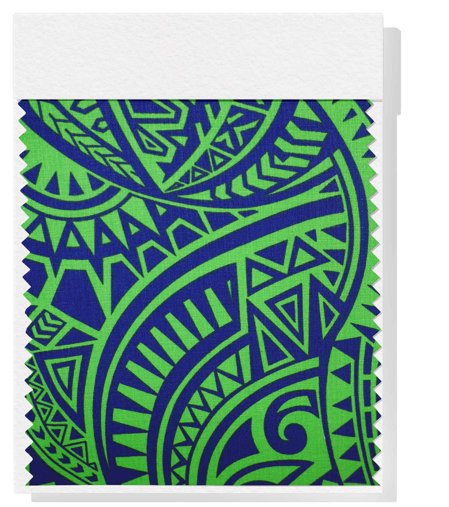 Cotton Dobby Pacific Print $9.00p/m - Design # 6 Green & Blue