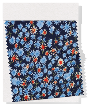 Printed Rayon $9.00p/m - Phoebe (Blue)