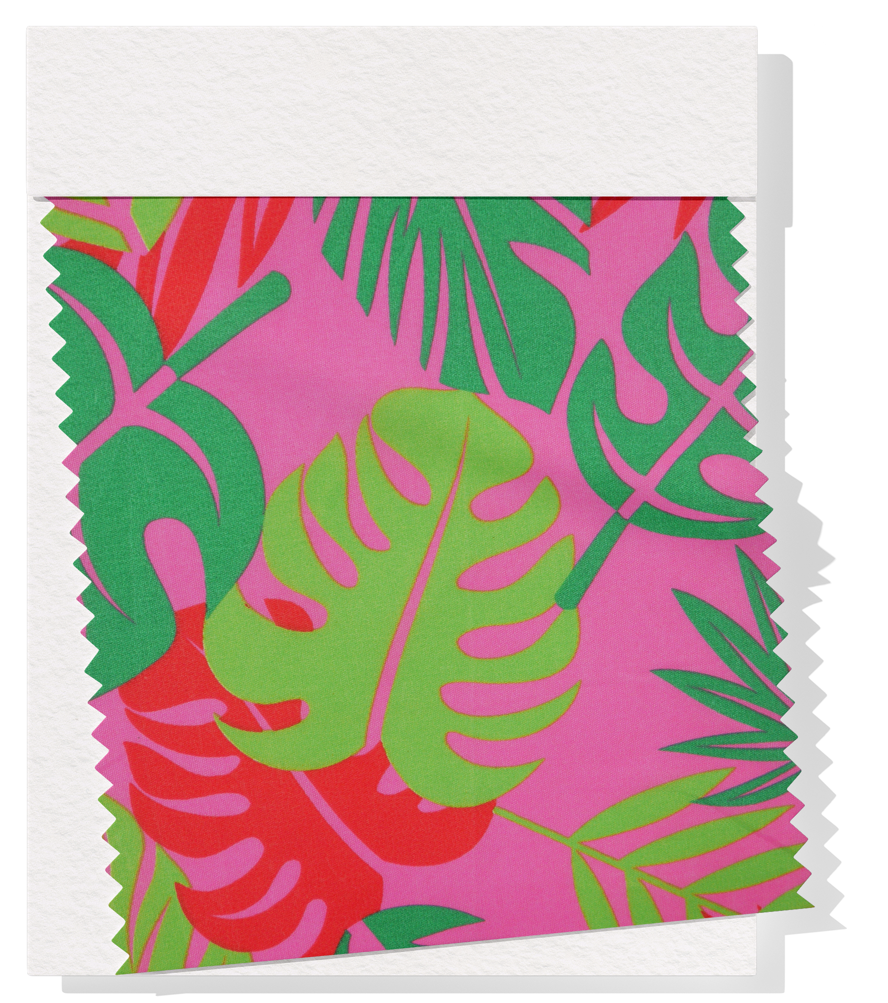 Polyester / Cotton Pacific Print $3.00p/m Design #1 - Pink & Lime