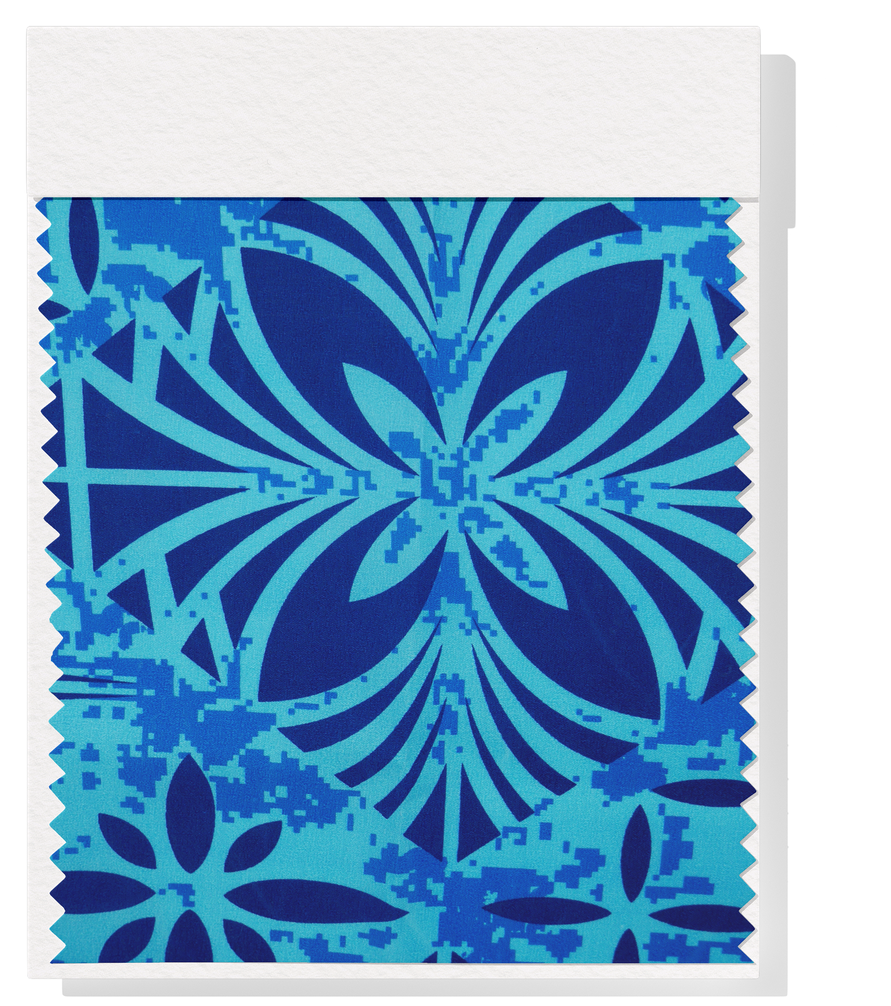 Pacific Print $3.00p/m Design #4 - Blue & Navy