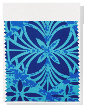 Pacific Print $3.00p/m Design #4 - Blue & Navy