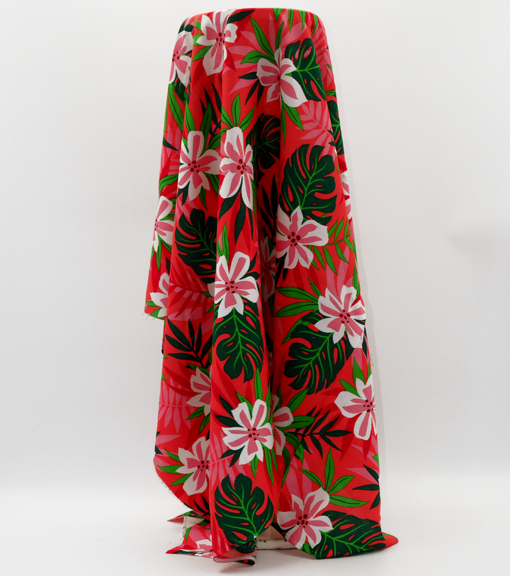 Pacific Printed Rayon $8.00p/m - Watermelon