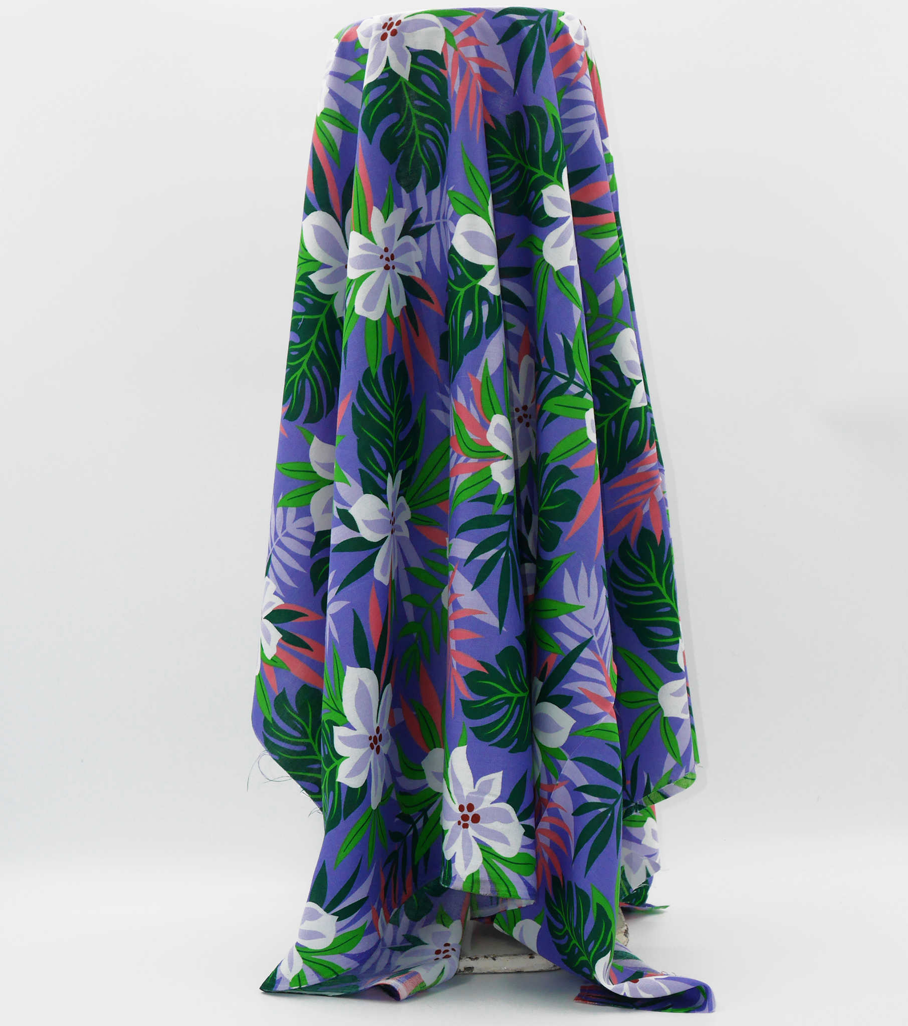 Pacific Printed Rayon $9.00p/m  - Purple