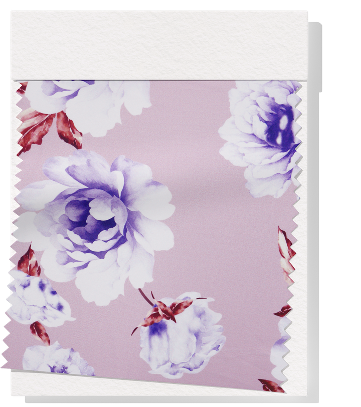 Printed Polyester $10.00p/m - Pink Floral (Online Only)