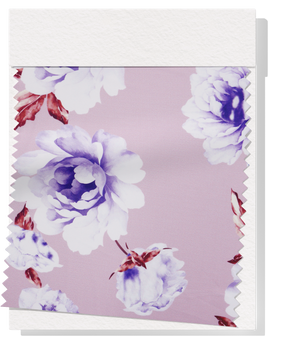Printed Polyester $10.00p/m - Pink Floral (Online Only)
