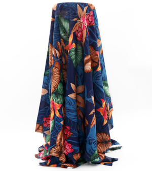 Printed Rayon $9.00p/m - Kamiyah (Blue)