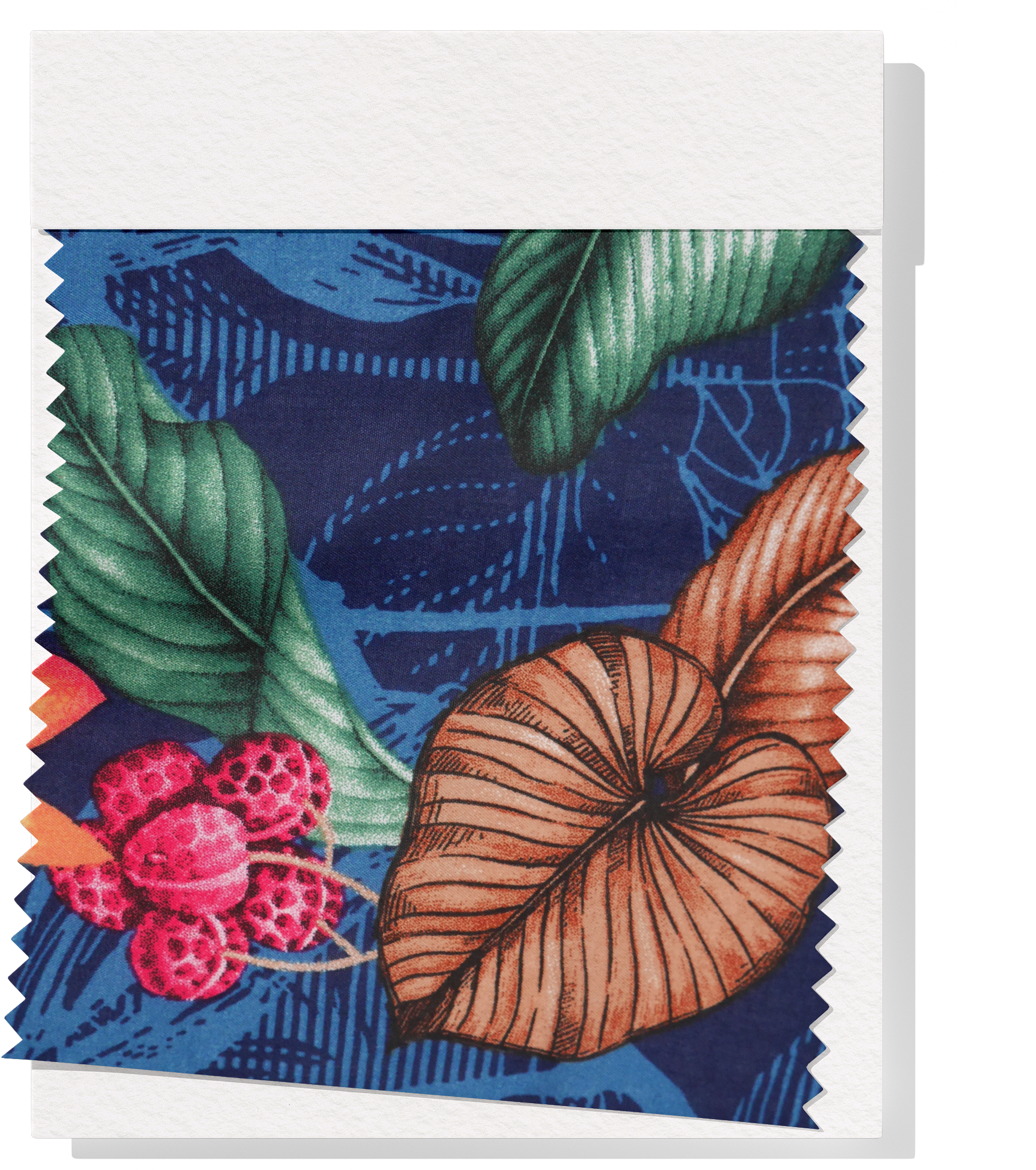 Printed Rayon $9.00p/m - Kamiyah (Blue)