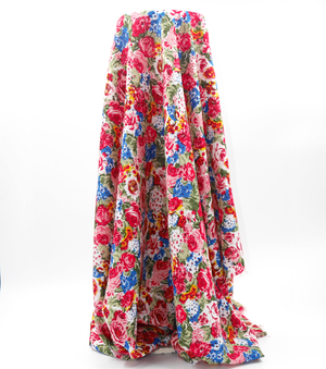Printed Rayon $9.00p/m - Amber (White)