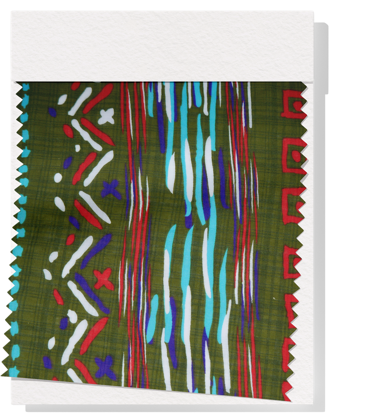 Printed Slub Cotton $12.00 p/m - Design #12