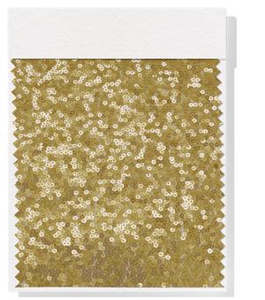 Polyester Mesh Sequins $25.00p/m - Light Gold