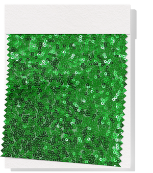 Polyester Mesh Sequins $25.00p/m - Kelly Green