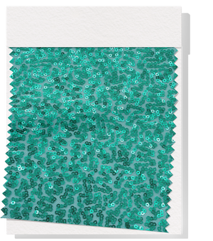 Polyester Mesh Sequins $25.00p/m - Jade