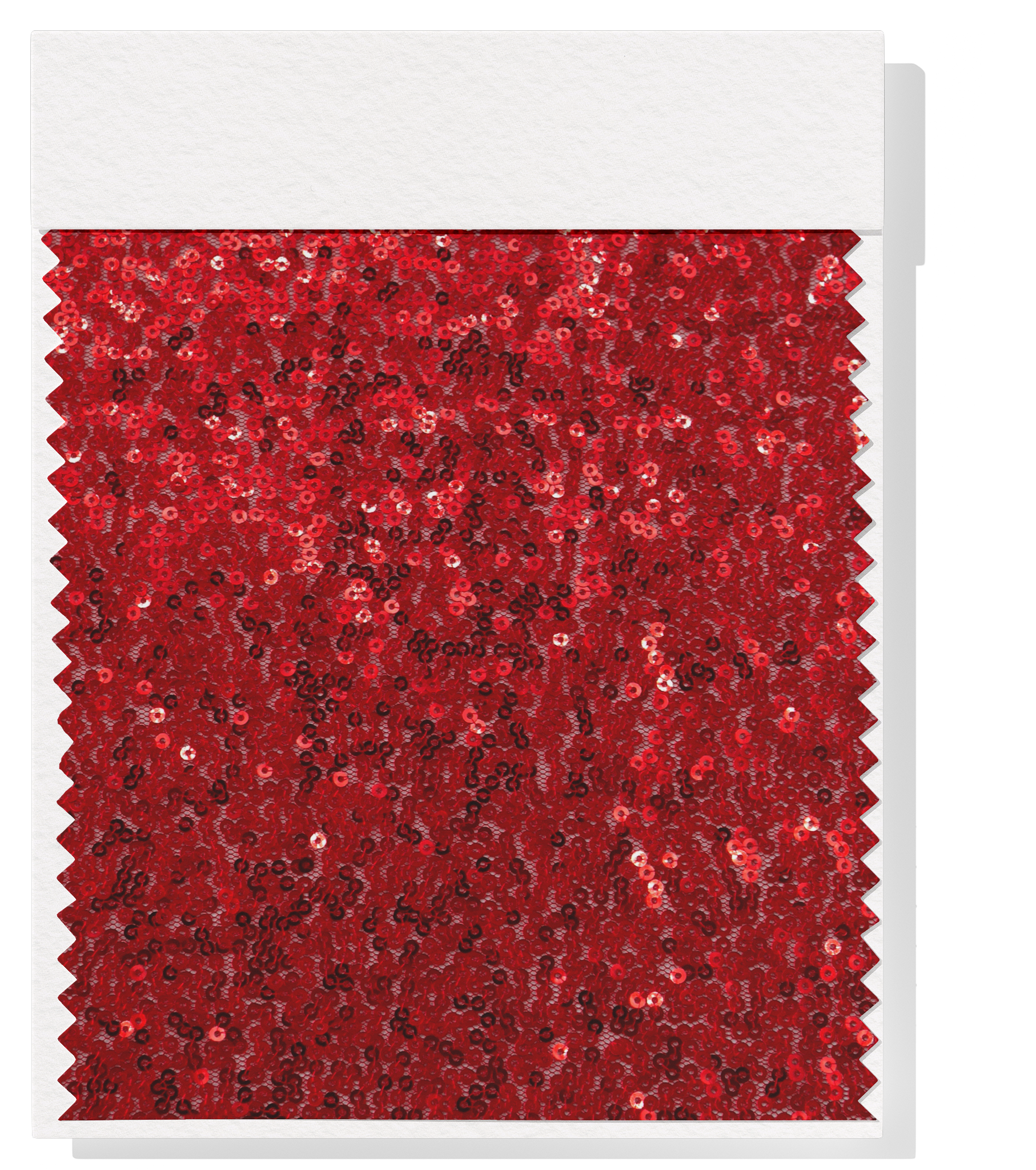 Polyester Mesh Sequins $25.00p/m - Red
