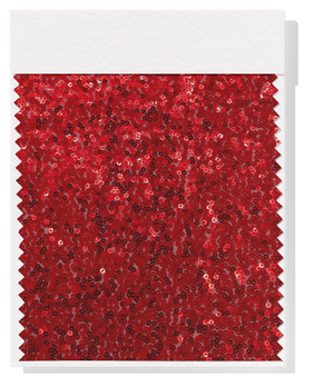 Polyester Mesh Sequins $25.00p/m - Red