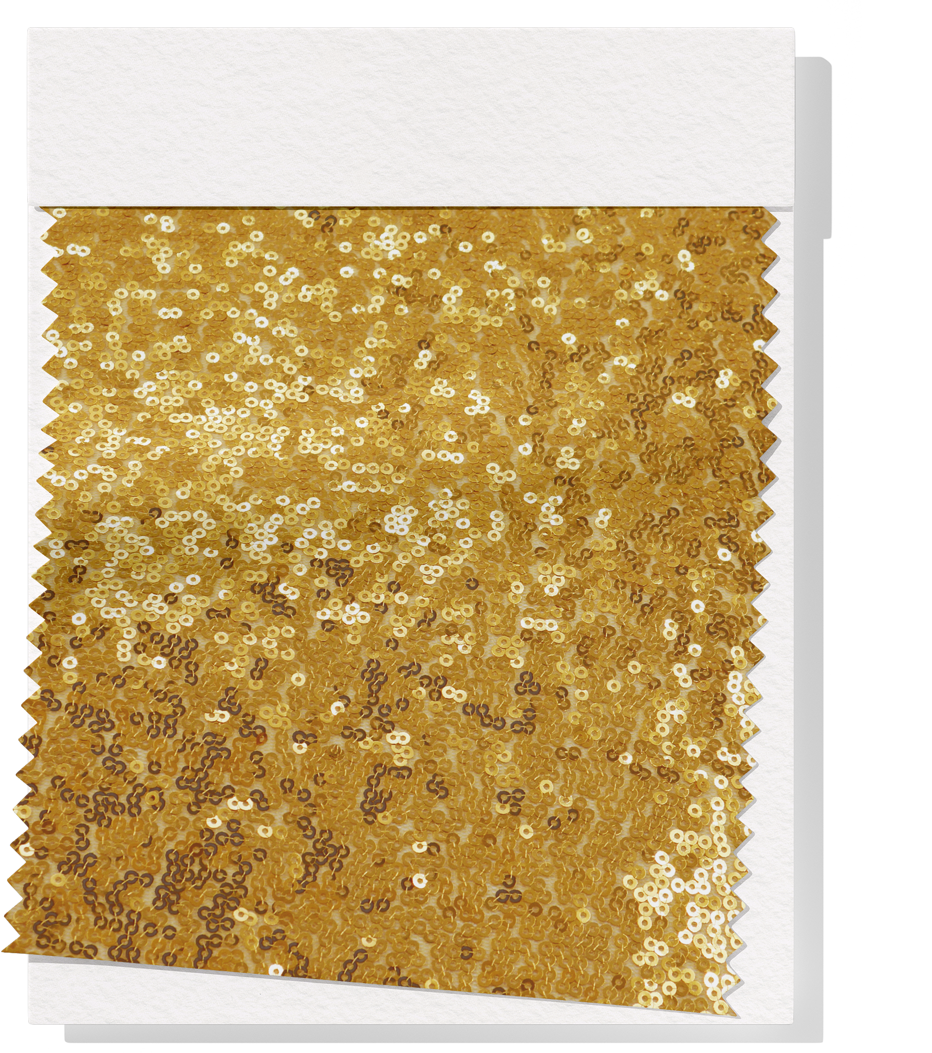 Polyester Mesh Sequins $25.00p/m - Yellow Gold
