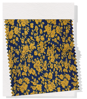 Printed Polyester $10.00p/m - Sono (Mustard)