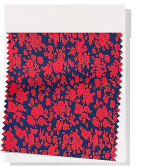 Printed Polyester $10.00p/m - Sono (Red)