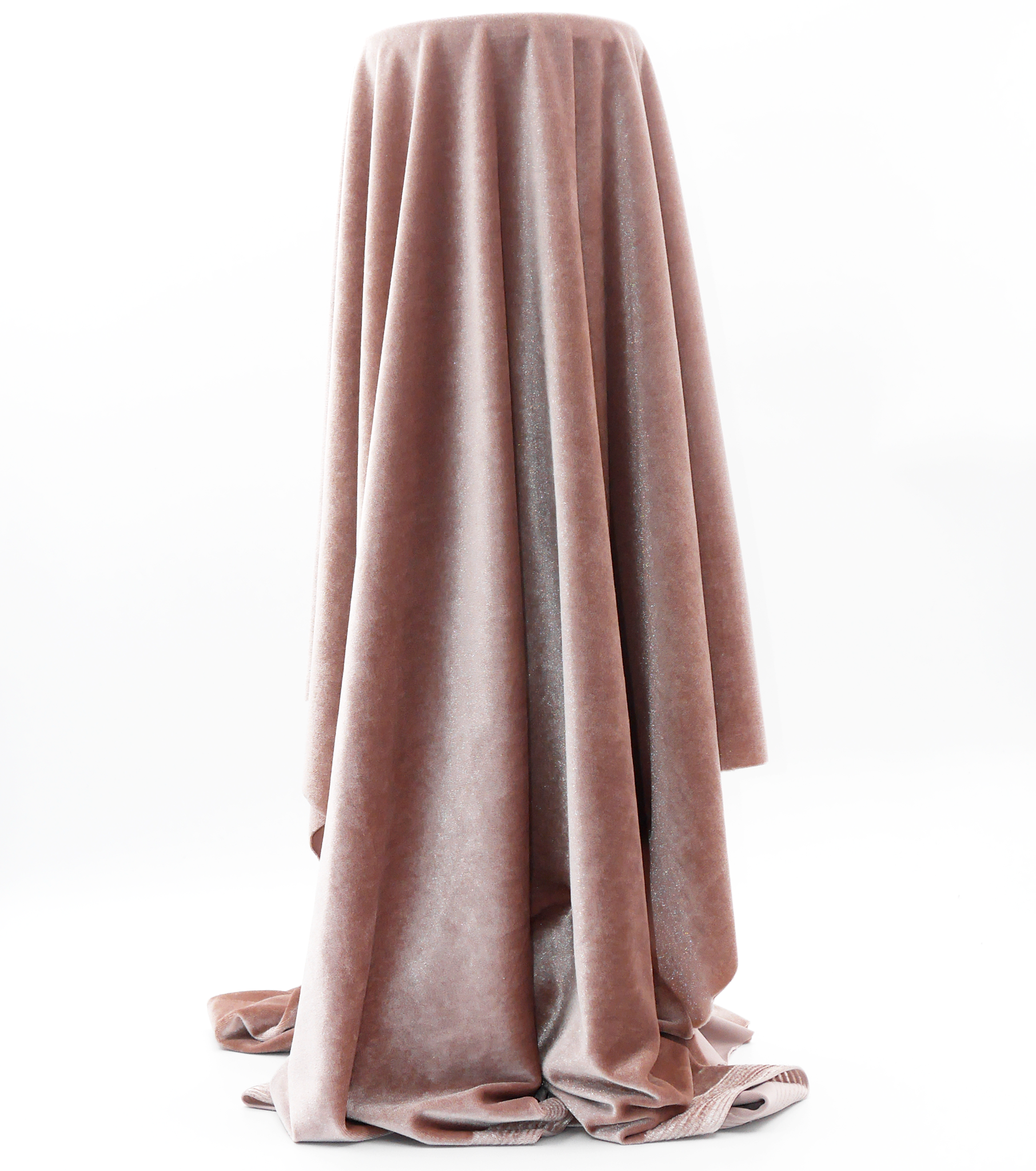 Stretch Velour $16.00p/m - Blush Pink