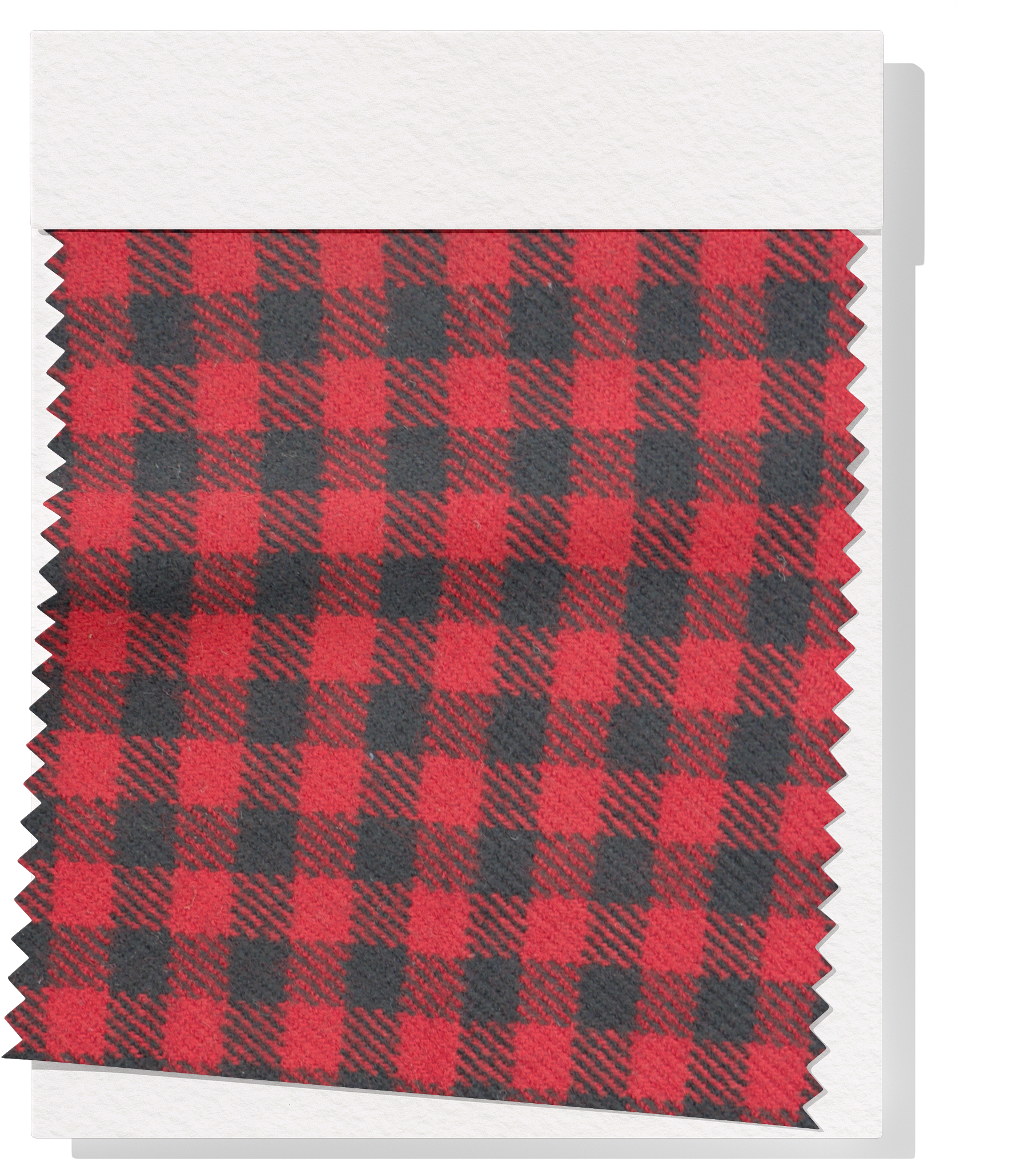 Checked Wool $18.00p/m - Black & Red (WC6)