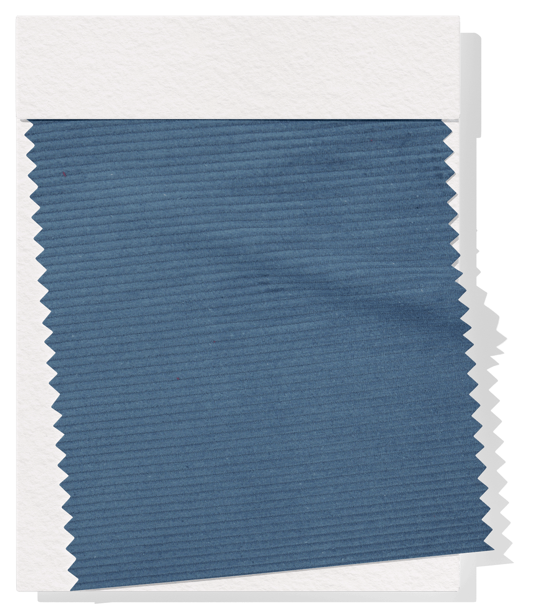 Corduroy $18.00p/m - Blue - The Fabric Shop