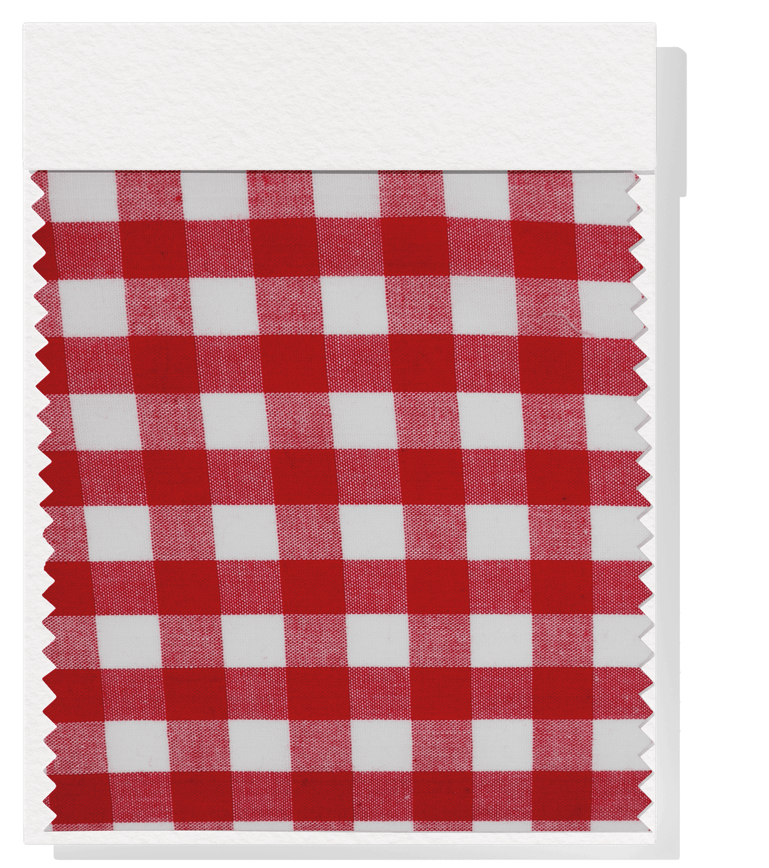 Cotton Gingham Print $14.00p/m - Red & White (Large) - The Fabric Shop