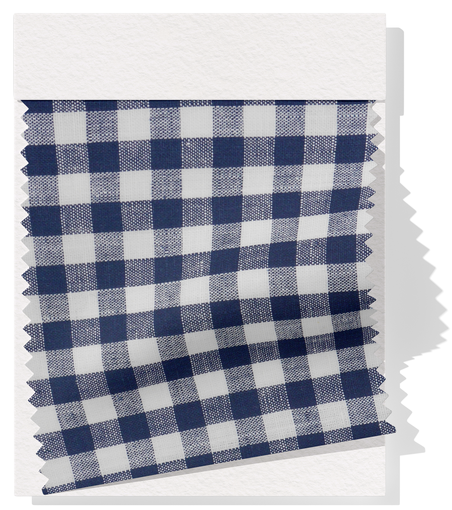 Linen / Cotton $24.00p/m - Gingham Blue & White