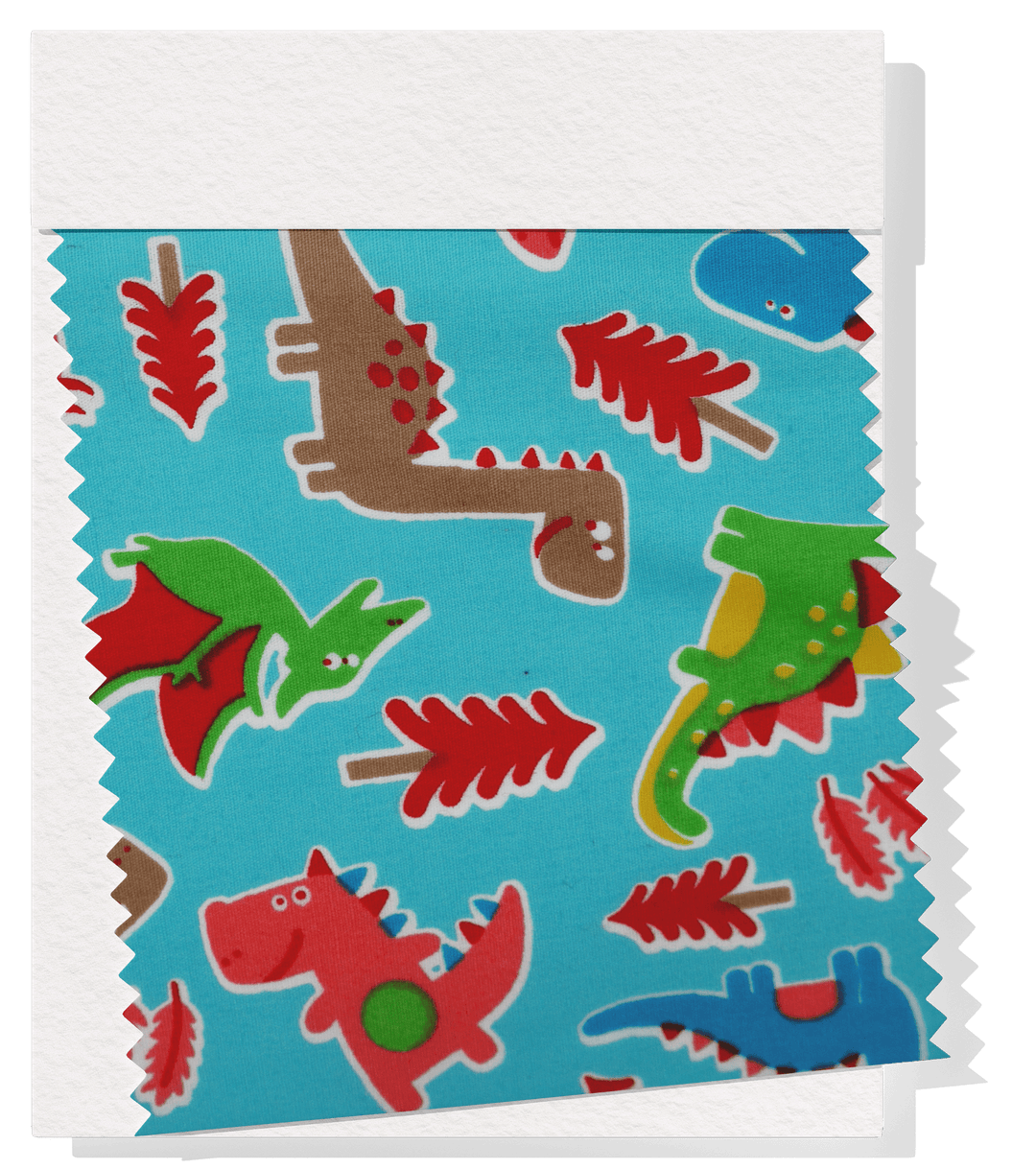 Craft Cotton $5.00p/m Dinosaurs - Light Blue - The Fabric Shop