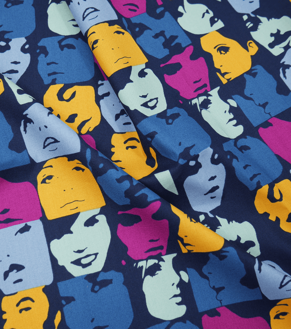 Craft Cotton $5.00p/m - Faces - The Fabric Shop