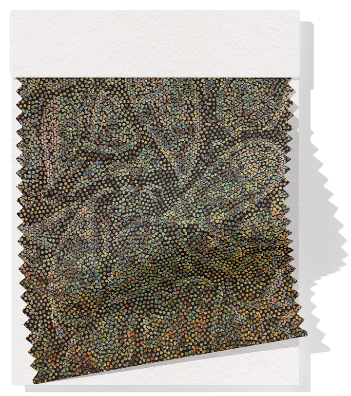 Holographic 4 Way Stretch Fabric $25.00p/m - Aretha