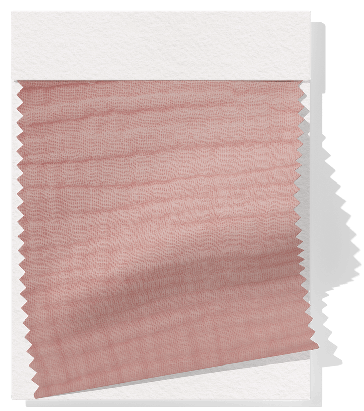 Double Muslin $14.00p/m - Pale Rosette - The Fabric Shop