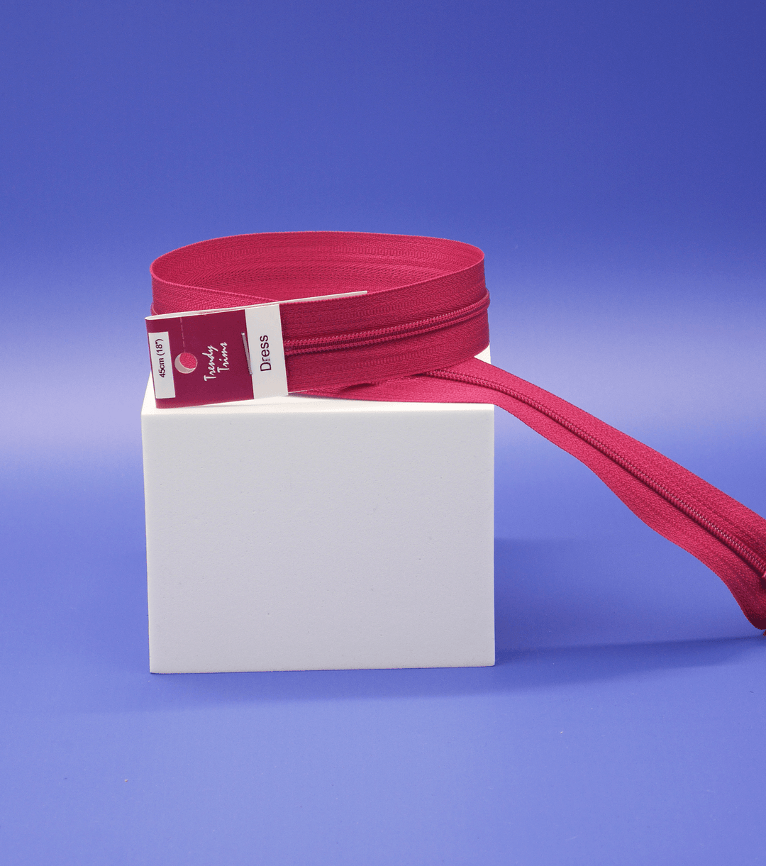Dress Zip Cranberry - The Fabric Shop