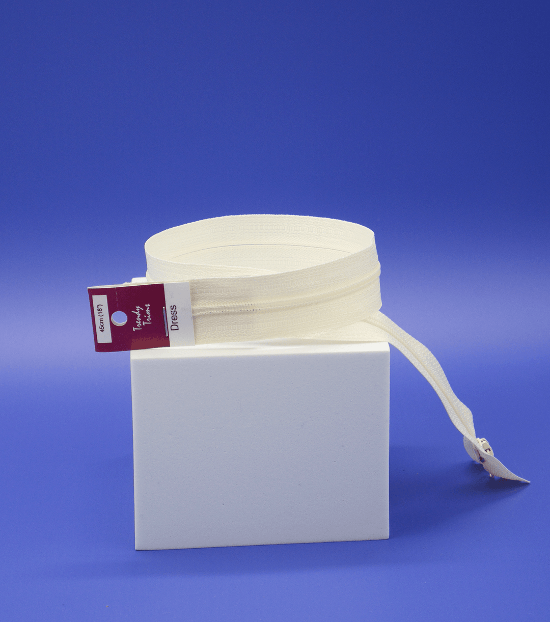 Dress Zip Cream - The Fabric Shop