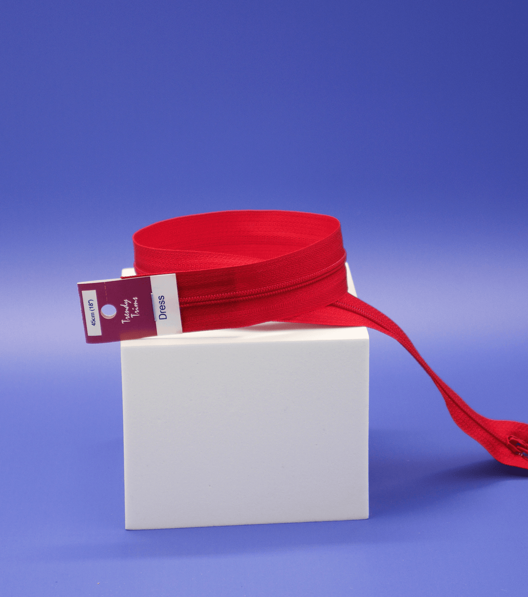 Dress Zip Dark Red - The Fabric Shop
