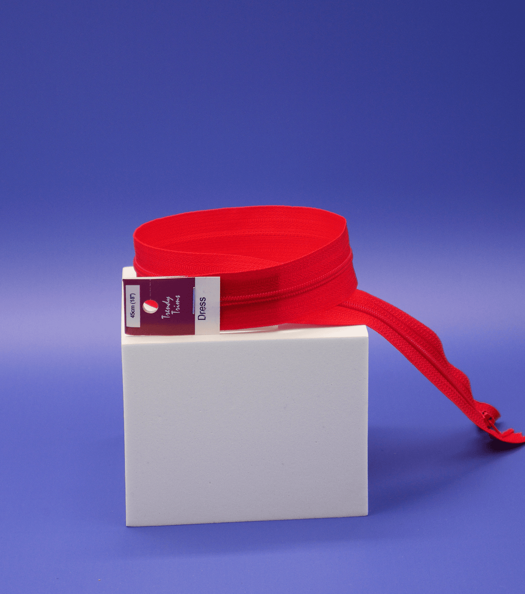 Dress Zip Red - The Fabric Shop