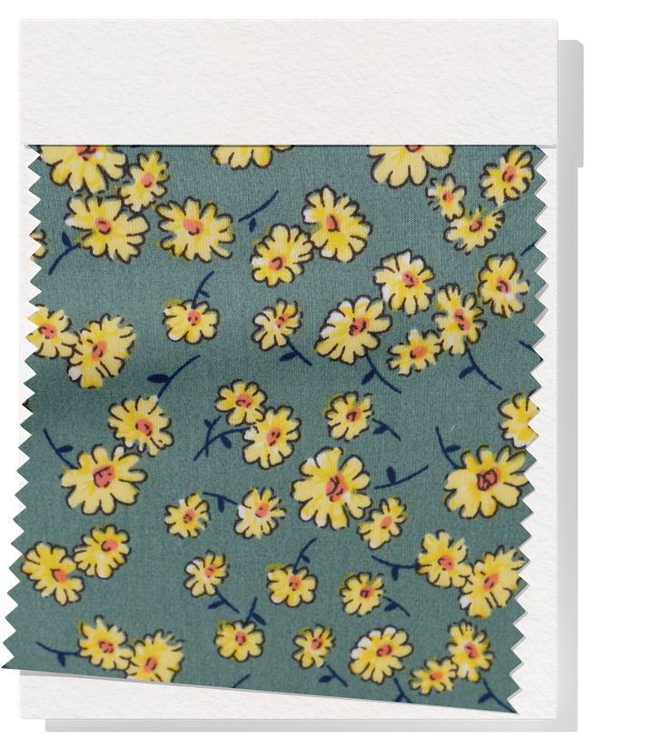 Printed Nylon/Rayon $10.00p/m - Evelyn Green