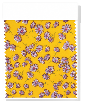Printed Nylon/Rayon $10.00p/m - Evelyn Yellow