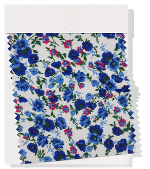 Printed Rayon $9.00p/m - Florence (Blue)