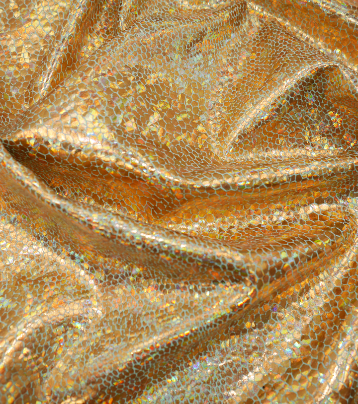 Holographic 4 Way Stretch Fabric $25.00p/m - Christina - The Fabric Shop